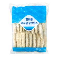 대구 생선까스 냉동 수제 흰살생선, 1개, 1kg