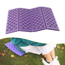 휴대용 경량 미니 접이식 편안한 폼 시트 야외 활동용 무릎 패드, 3) Purple