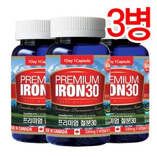 통라이프-프리미엄철분30-고함량캡슐-3개월분-3병, 3개, 90정