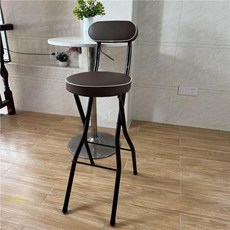 홈바의자 높이조절 접이식 바체어 높은 스툴 식탁의자 아일랜드의자 인테리어, 70cm 블랙 브라운