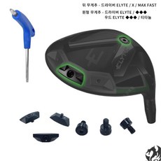 캘러웨이 엘리트 드라이버 무게추 뒷 무게추 원형 무게추 ELYTE 우드 호환 교체 렌치, 2타입렌치[무게추미포함]
