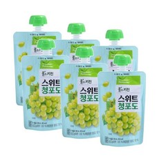 풀무원 풀스키친 스위트 청포도, 100ml, 6개