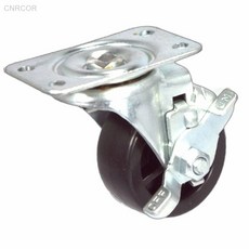 PU 5인치 경하중 브레이크 캐스터 YH5050BK 20개입 가구바퀴 블랙바퀴, 상세페이지 기재