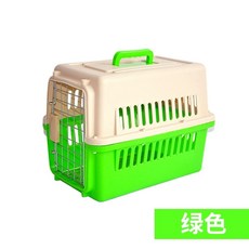 켄넬 바퀴포함 캐리어 고양이 케이지 강아지 애견 이동장 펫, F. 형광성 녹색