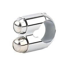 오토바이 스위치 1 "25mm 핸들 바 제어 경적 버튼 회전 신호 킬 할리 야마하 혼다 카페 레이서 자전거, 02 All Chrome, 02 All Chrome