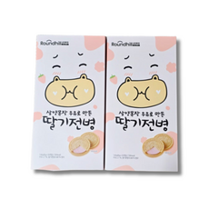 삼양식품 삼양목장 우유로 만든 전병 딸기전병, 162g, 2개