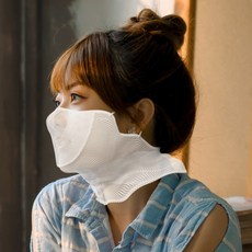 인데이 자외선 차단 골프 마스크, UV CUT 마스크 (화이트), 1개입, 1개