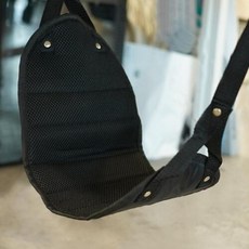 휴대용 발해먹 풋레스트 발판 발걸이, 블랙, 1개, 단품