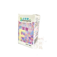 必安捷 葉酸錠 (100顆), 1個