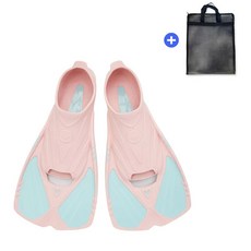 아레나 오리발 숏핀 A5AC1AF03 +빅메쉬백 증정, 핑크