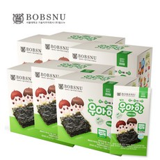 서울대 우아한 유기농 저염 어린이맛김(조미), 조미, 20g, 6개