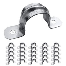(25팩) 2.5cm(1인치) EMT 2홀 도관 스트랩 리브 전기 설치를 u2014 위한, 11/2" Trade Size, 5