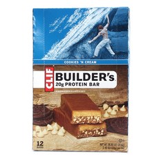 CLIF 蛋白棒 68g 含20g蛋白質, 餅乾 N 奶油, 12件