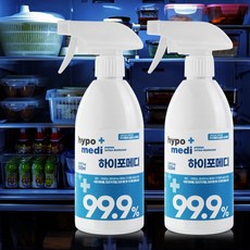 냉장고 뿌리는 살균 탈취제 하이포메디, 2개, 500ml