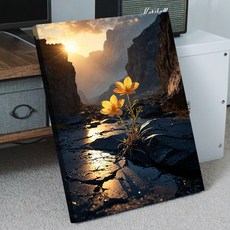 흰색 꽃 그림 인테리어 액자 거실 벽 꾸미기 식당 카페 개업 선물, 야생화3