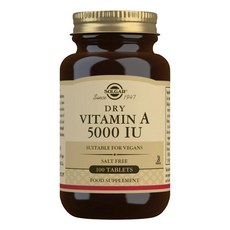 Solgar 솔가 드라이 비타민A Dry Vitamin A 5 000IU 100정, 1개