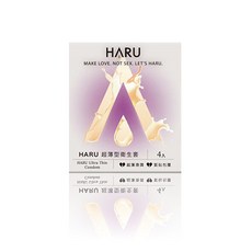 HARU G點型衛生套, 1個, 超薄型Ultra Thin-4入