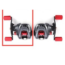 狂賣三千顆‼ 黑蜘蛛 離心DC騒音 中魚報警 金屬線杯 小烏龜捲線器 水滴輪 漁輪 捲線器 路亞竿 釣魚 溪釣 筏釣輪, 左手捲線器（Left Hand）, 亞光黑色, HB59-1