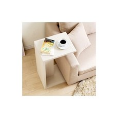 아이리스오야마 사이드 테이블 테이블 세련된 STB-288W 오프 화이트 상품 사이즈 cm 가로 약 38.5×깊이 약 29×높이 약 62, 상세페이지 참조