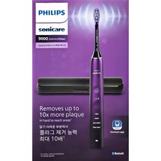 필립스 소닉케어 다이아몬드클린 9000 스페셜 에디션 전동칫솔, HX9911/74, 퍼플블랙, 1개