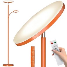 마크트로닉 업그레이드 토치어 사무실용 램프 3600LM 플로어 LED 초밝은 거실 침실, Orange 42W