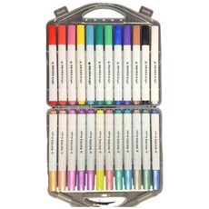 丙烯馬克筆/彩繪麥克筆（帆布/玻璃/木頭防水）, 24色