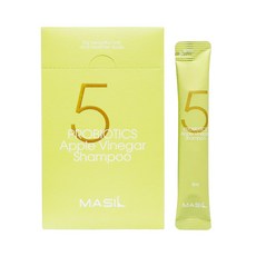 韓國Masil 8秒護髮髮膜 沖洗式沙龍級護髮 柔順蓬鬆 волос, 1個, 洗髮精 #絲滑柔順 (淺綠) 8ML, 8ml