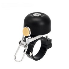 레트로 복고풍 엔틱 자전거 벨 구리 클래식 클리어 라우드 사운드 MTB 산악 자전거 핸들 바 링 경적 맥세이프 도로 사이클링 경고 경보, 1)Black, 1개