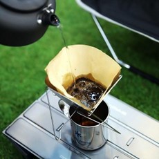 접이식 드리퍼 스테인리스 커피 캠핑 휴대용fal1+7CWP