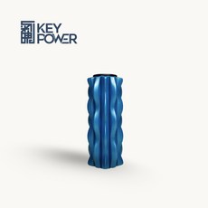 氣魄KEY POWER 台灣製 mini震動滾筒 按摩滾筒 放鬆肌肉 舒緩筋膜, Deep Blue (深邃藍), 1個
