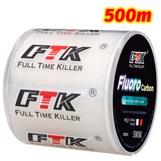 FTK 플루오로카본 코팅 낚시 루어 라인 300M 500M 4.13-34.32LB 0.14-0.5mm 탄소 섬유 플라이 낚시 라인 슈퍼 소프트 Pesca, 7.0-0.45mm-31.28LB, [51] 001-500m, 1개