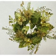 金色聖誕花環 聖誕樹裝飾品, 1個