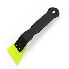 汽車貼膜刮刀工具組：TPU軟刮刀、金屬手柄刮水器，碳纖維貼紙專用，多功能玻璃清潔刮雪器, 1個, 1 個綠色