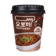 요뽀끼 짜장 컵라볶이 145g x 16, 1개