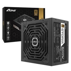 AONE 스톰 600W 80PLUS 브론즈 블랙 PC 파워서플라이 컴퓨터 전원