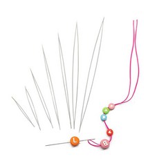 비즈바늘 7종 각3pcs 총 21개 세트, 1개