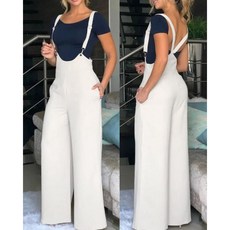 Yellwell 여름 여성 멜빵 바지 DJP