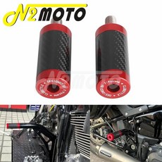 크래시 슬라이더 오토바이 고속도로 라이더 낙하 방지 가드 프레임 엔드, 1. Red