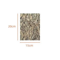 인조코르크보드 테라보드 도마뱀백스크린 게코 파충류 타란튤라 사육장 꾸미기, 1개, B. Q4 샴페인 나무껍질 5x0cm