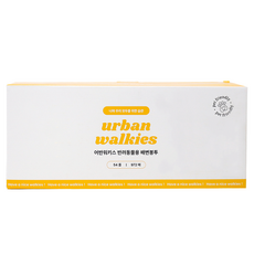 어반워키스 반려동물 휴대용 산화생분해 배변봉투, 1개, 972개입, 오렌지