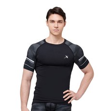 기어엑스 뉴 스포츠 플러스 남성 민소매 브이넥 03-1 (블랙)