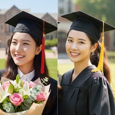 큰손할인 졸업학사모 축하 장식 졸업식 포토존 졸사 모자 파티 사각 사진, 옐로우