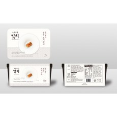 조선호텔 썰은 포기김치 1.9kg, 1개
