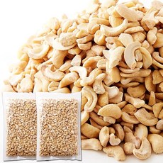 EBLIM 균열 캐슈 너트 짠맛 번역 있음 캐슈 너트 안주 과자 저칼로리 국내 가공 500g 균열 500g×2봉, 1개, 1g