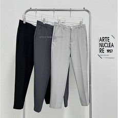 LITTLE THINGS STUDIOS 男士修身九分西裝褲 韓系商務休閒長褲