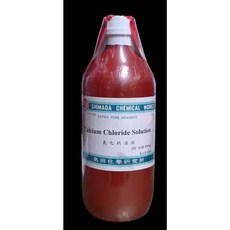 島田 氯化鈣溶液 2M 500ml 試藥級, 1個