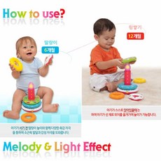 블럭장난감 케이크링 쌓기 유아 아기 장난감 윈펀 어린이집 교구 선물 아기교구 아기돌선물 알록달록한 링쌓기