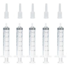 DTF 주사기 모든 프린터용 프린터 청소 키트 DTG UV 팁 특별히 잉크 댐퍼에 밀착되도록 설계됨.10ML5개