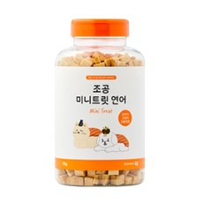 朝貢 迷你凍乾 寵物零食 比目魚凍乾 鱈魚凍乾 鮭魚口味 75g, 1個