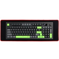 지클릭커 멤브레인 WKPS80 94키 무소음 블루투스 무선 키보드 장패드 세트, 일반형, Poker RC1
